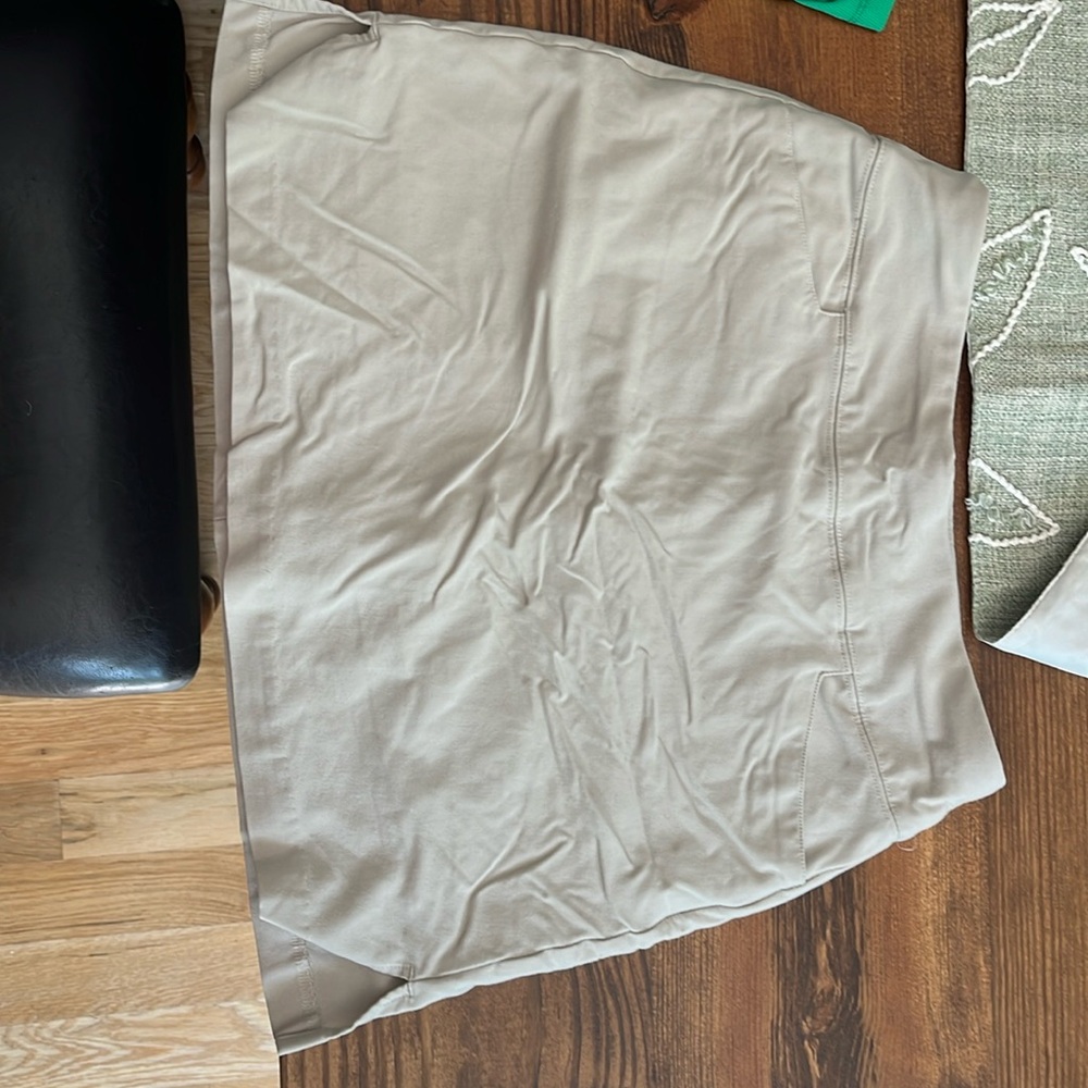 Khaki golf skirt